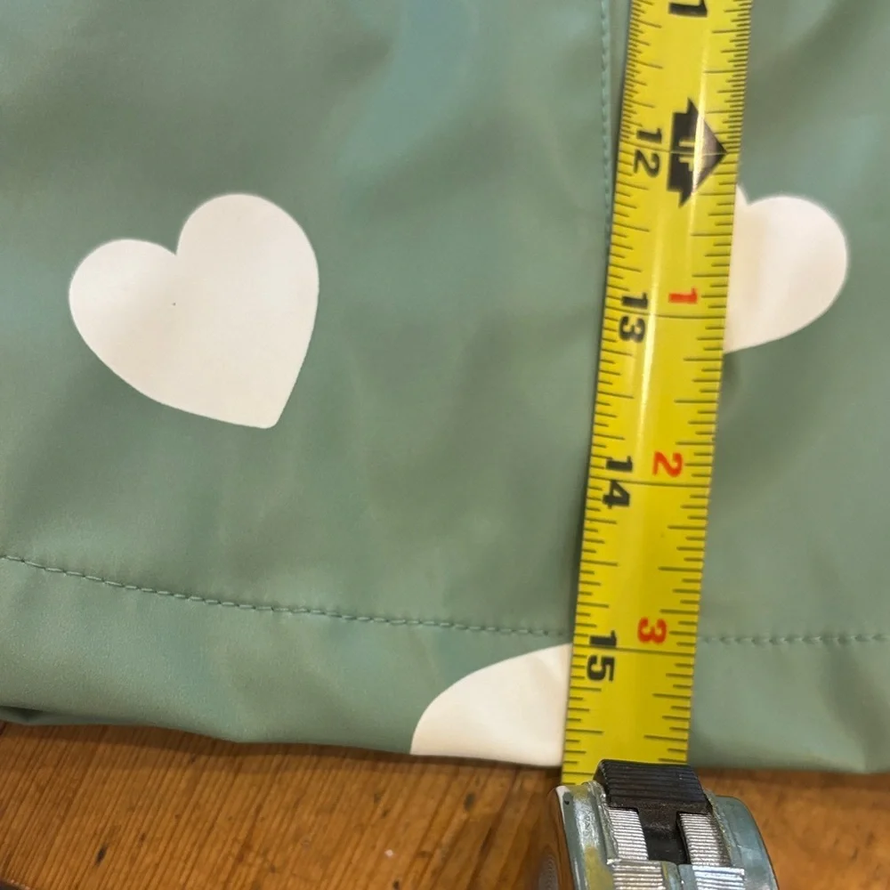 Little Me Kids‎ Heart Print Hooded  Rain Jacket Size 18 M